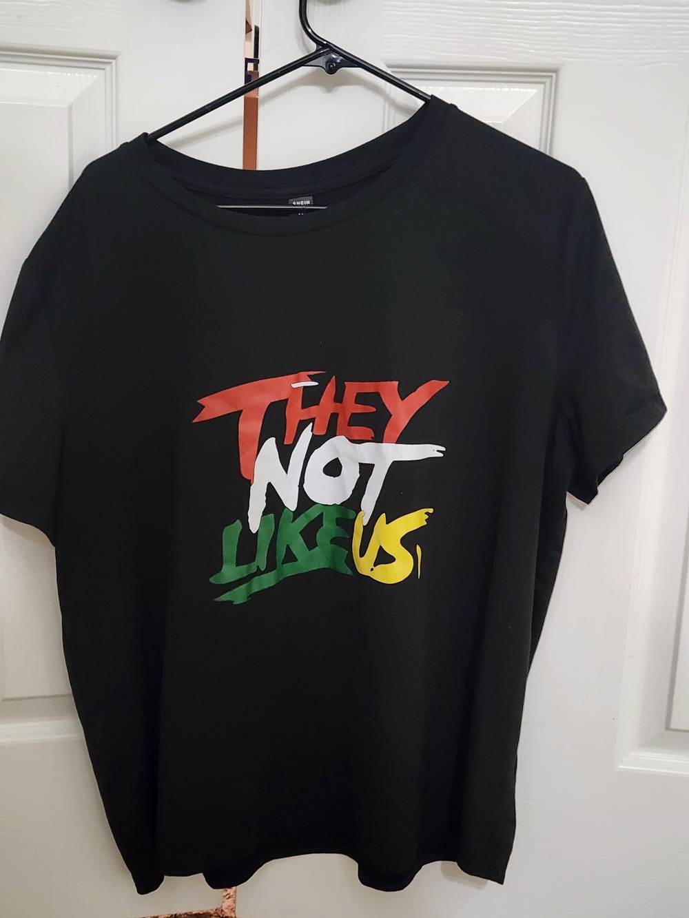 They Not Like Us Black Graphic T-Shirt
